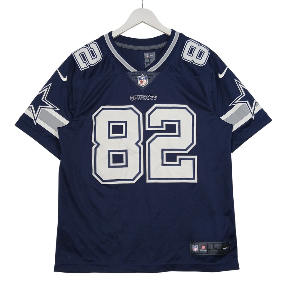 Nike Dallas Cowboys Jason Witten 82 Jersey Mens Large Navy Blue NFL On Field
